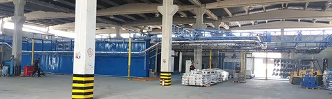 Lavoro di verniciatura elettrostatica a polvere e sabbiatura 1