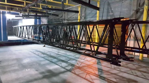 Lavoro di verniciatura elettrostatica a polvere e sabbiatura 6