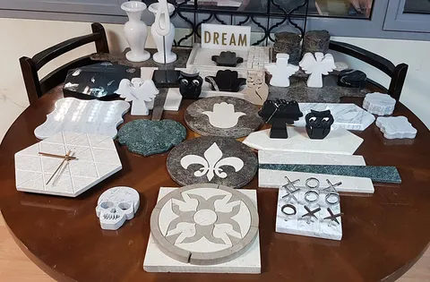 Pezzo tagliato con il waterjet 13